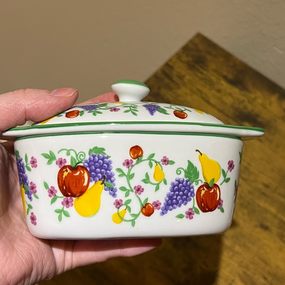 Vintage Cook Street 3 Piece Porcelain Butter Boat Dish